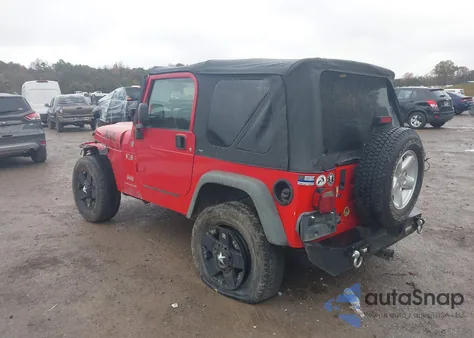 2006 Jeep Wrangler X z USA, uszkodzony, nr VIN 1J4FA39S16P722956